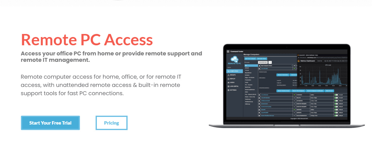 RemoteToPC Access