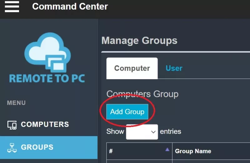 remote access group