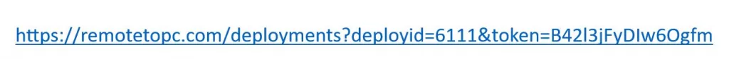 remote access deployment
