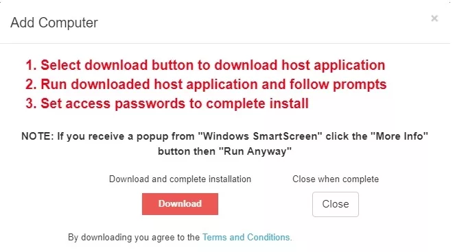 remote install
