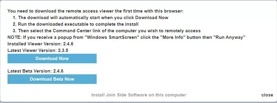 install remote viewer