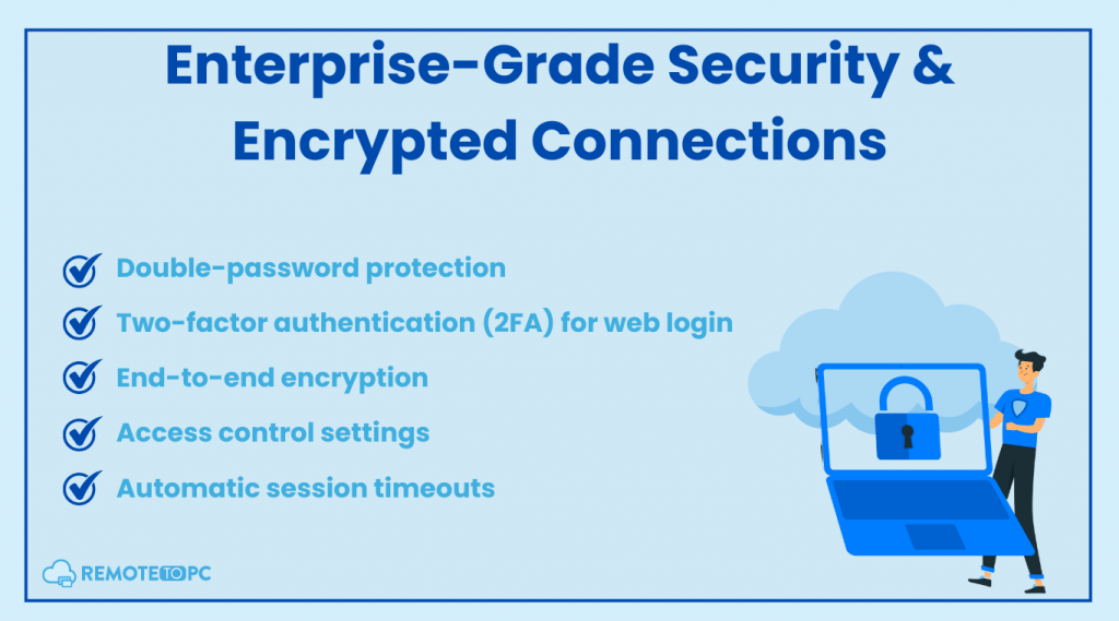Enterprise-Grade Security & Encrypted Connections RemotetoPC