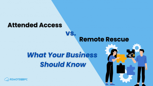 attended access vs remote rescue remotetopc