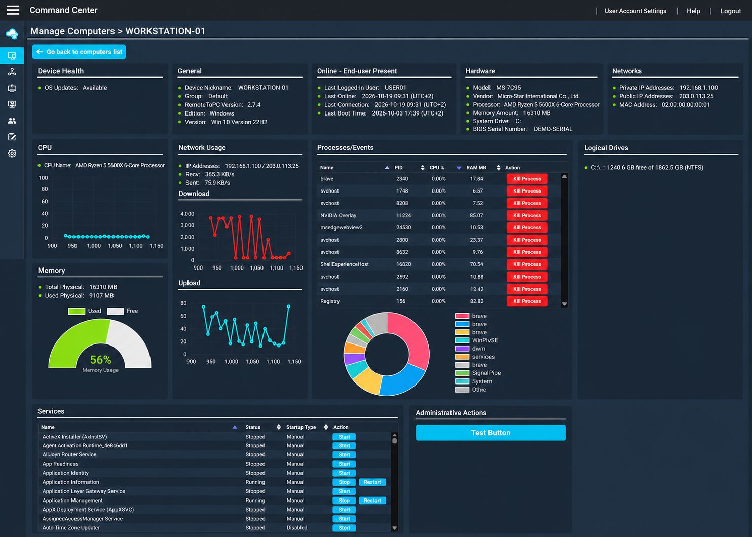 Advanced System Information